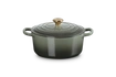 Le Creuset brytfanna żeliwna emaliowana Signature okrągła 22 cm  3,3l thyme