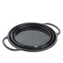 Kuchenprofi - cedzak składany, silikonowy, śred. 24 x 10,5 cm, czarny Trend