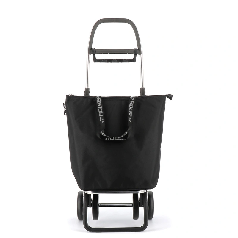 Rolser - Wózek na zakupy Mini Bag Plus MF 4L Czarny