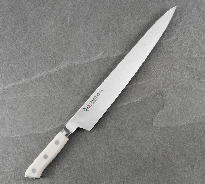 Mcusta Zanmai - Classic Damascus Corian Nóż Sujihiki 24cm