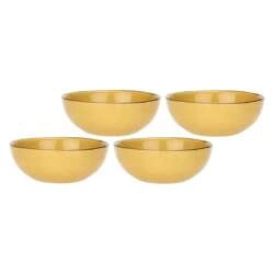 Rose&Tulipani - zestaw 4 misek 15 cm Concerto Ocra