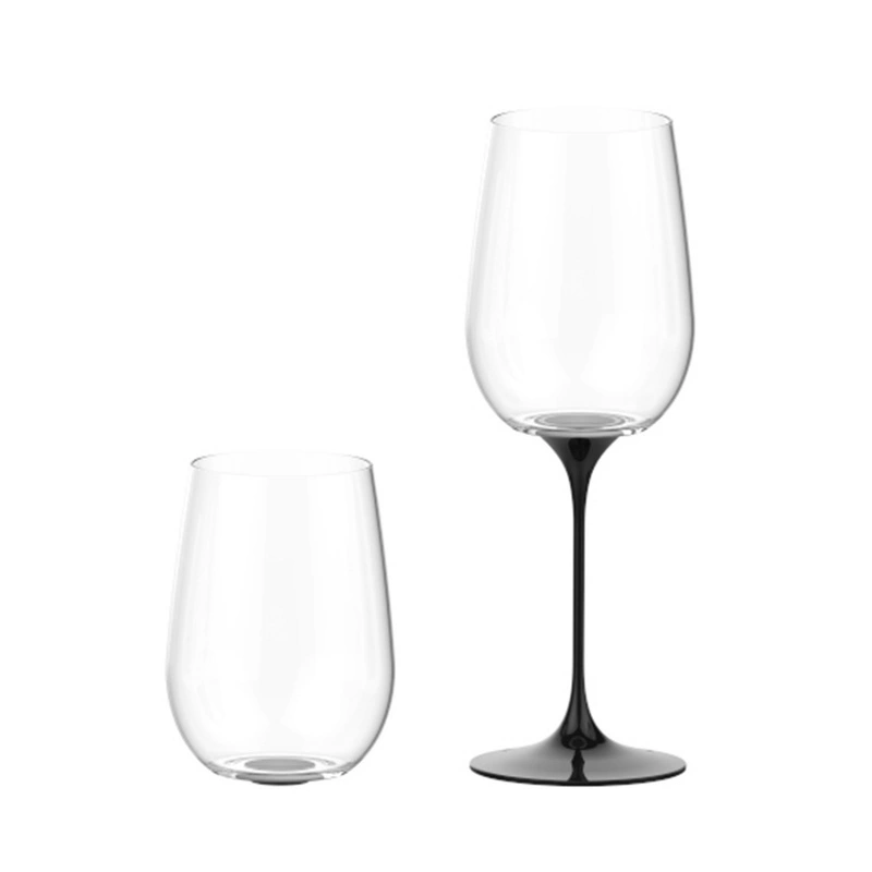 Trebonn - SplitGlass - zestaw 2 czarnych kieliszków CinqueTerre