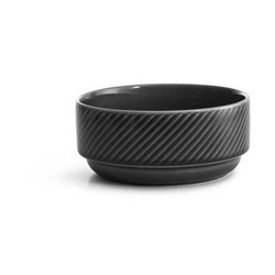 Sagaform - miska, szara, ceramika, śred. 17 x 7 cm Coffee & More