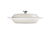 Le Creuset - garnek Gourmet Profesjonalny żeliwny 30 cm 3,5 l biały