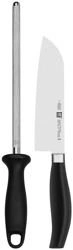Zwilling - Zestaw - nóż Santoku i ostrzałka Five Star