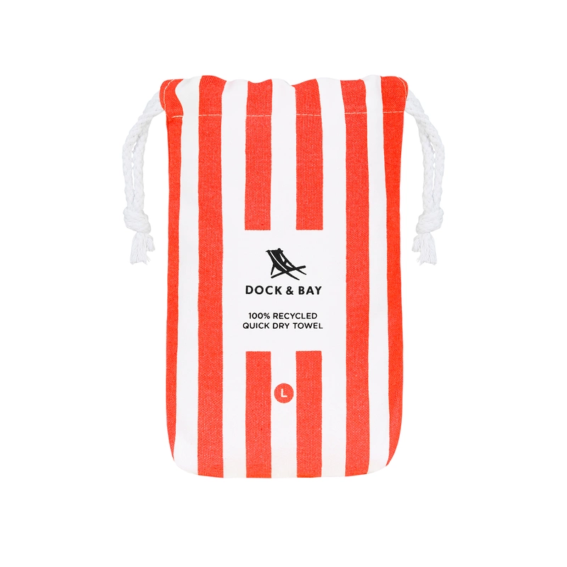Dock & Bay - Ręcznik plażowy, szybkoschnący - Waikiki Coral L 160x90cm