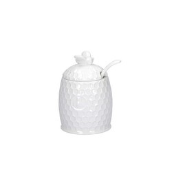 La Porcellana Bianca - cukiernica z łyżeczką 6.5 cm Aperegina