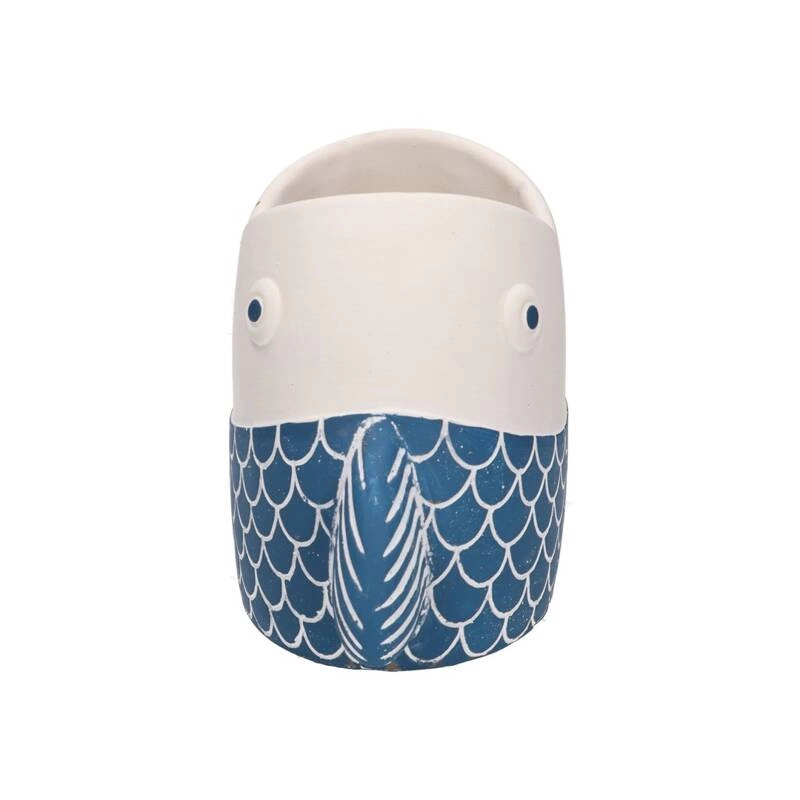 RITUALI DOMESTICI - MARECHIARO Wazon ryba niebieski