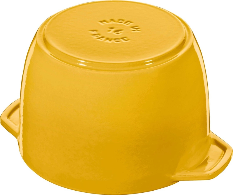 Staub - LA COCOTTE Mały garnek żeliwny wysoki 16 cm cytrynowy