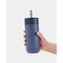 Chilly's Bottles - Termiczny kubek 2w1 ze słomką | 500ml | Granatowy