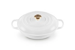 Le Creuset - garnek gourmet profesjonalny 30 cm 3,5 l biały