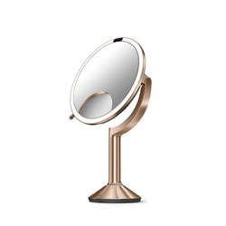 simplehuman - Lustro sensorowe TRIO -  różowe złoto