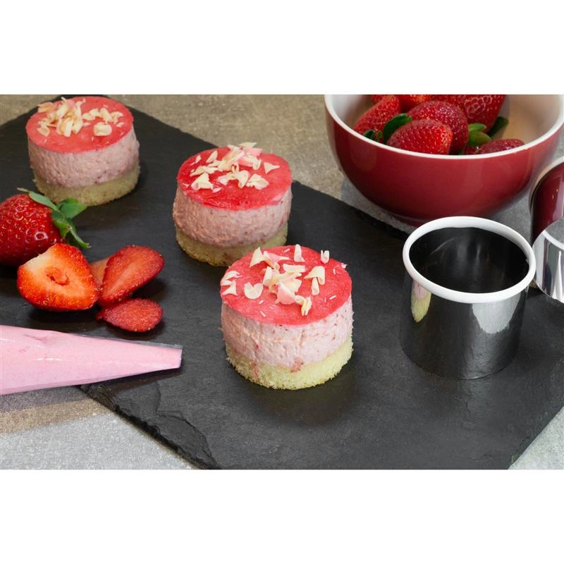 Lurch - foremki lub wykrawacze do deserów i dekoracji, okrągłe, śred. 4-9 x 5 cm