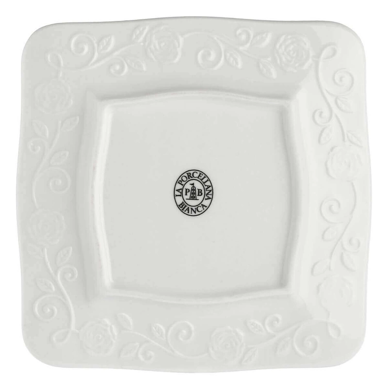 La Porcellana Bianca - talerz kwadratowy 15 cm Florentina