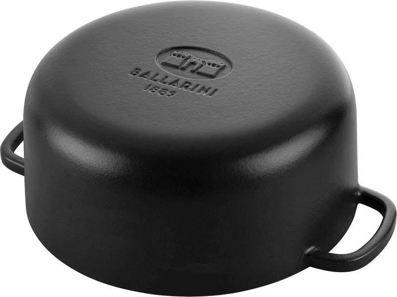Ballarini - garnek żeliwny okrągły 2.6 ltr, czarny Bellamonte