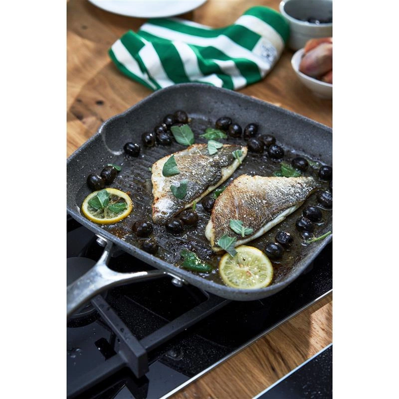 Ballarini - grillowa patelnia indukcyjna 28 cm Salina Granitium