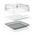 Guzzini - QUADRAT.CHEESE DISH SET:taca,COVER,CHOPPING BOARD