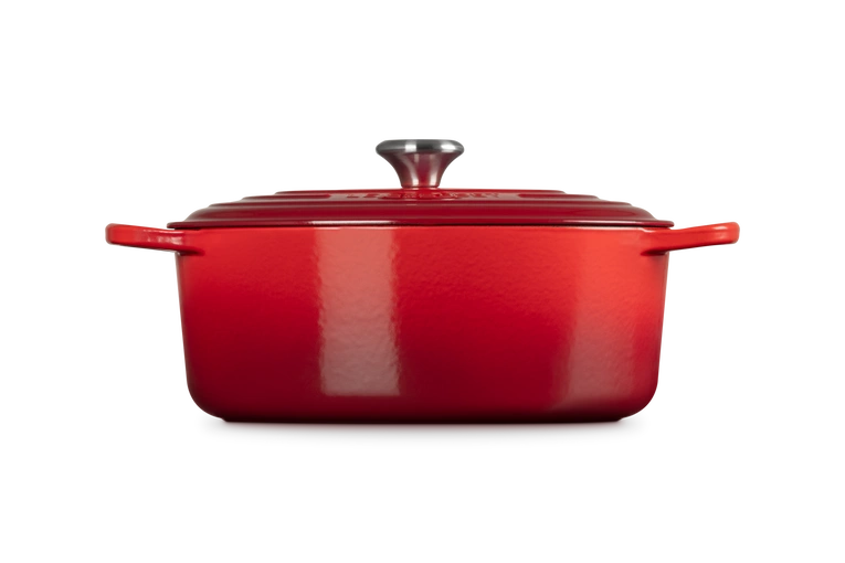 Le Creuset - brytfanna żeliwna emaliowana Signature 31 cm 6,3 l wiśnowa