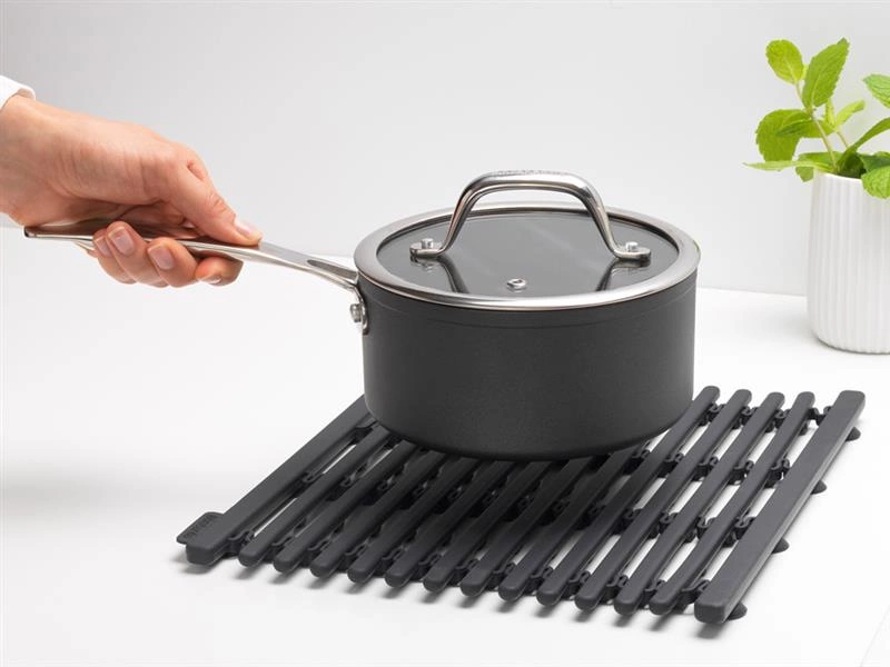 Brabantia - Silikonowa mata do zlewu ciemno szara