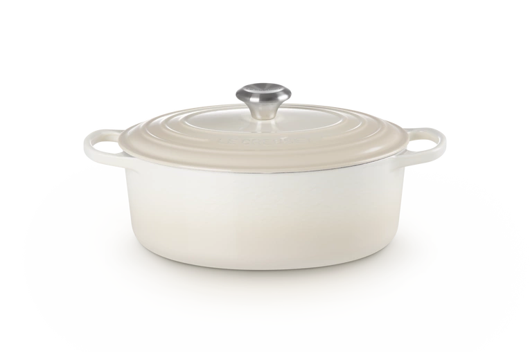 Le Creuset - brytfanna żeliwna Signature 29 cm 4,7 l meringue