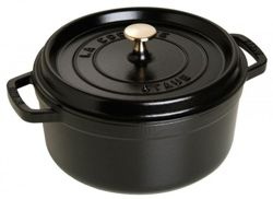Staub - garnek brytfanna żeliwna czarna 0,8 l 14 cm