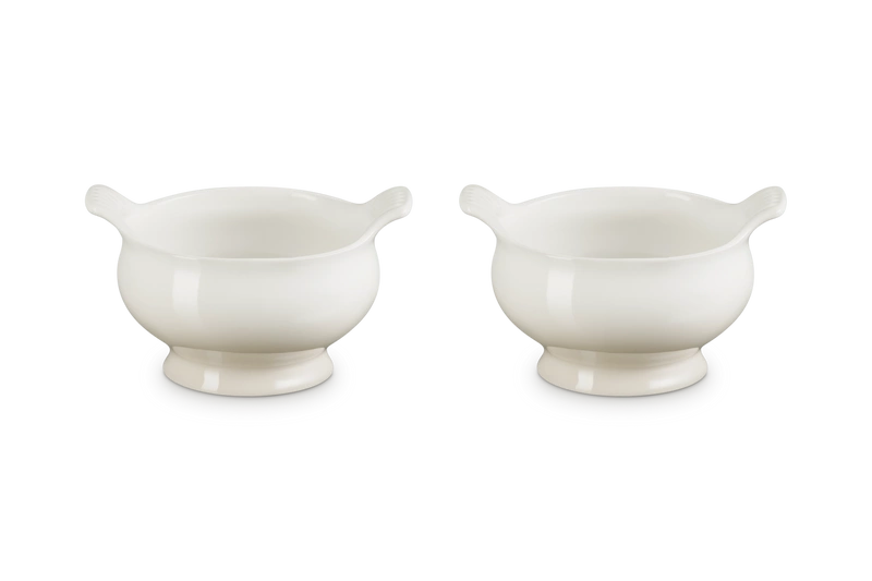 Le Creuset - Zestaw 2 Bulionówek 600ml meringue