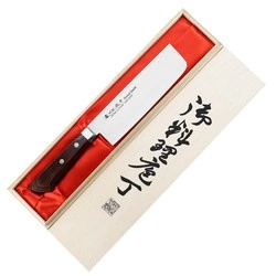 Satake - Unique Shirogami Nóż Nakiri 17cm w drewnianym pudełku
