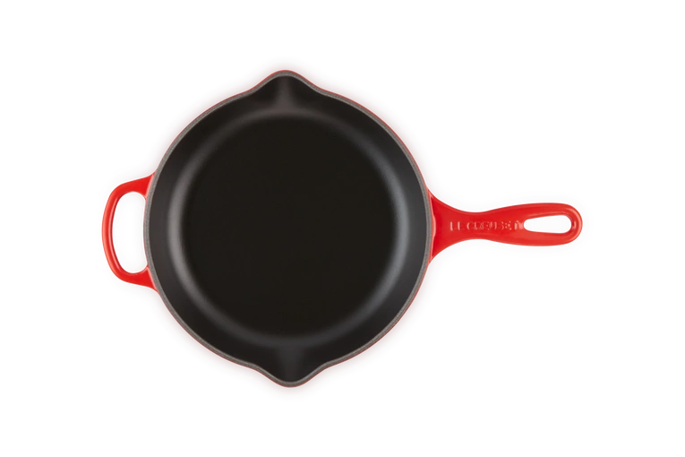 Le Creuset - patelnia Signature niska żeliwna 23 cm wiśniowa