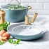 GreenPan - Patelnie ceramiczne PADOVA Sky Blue 20 + 26 cm
