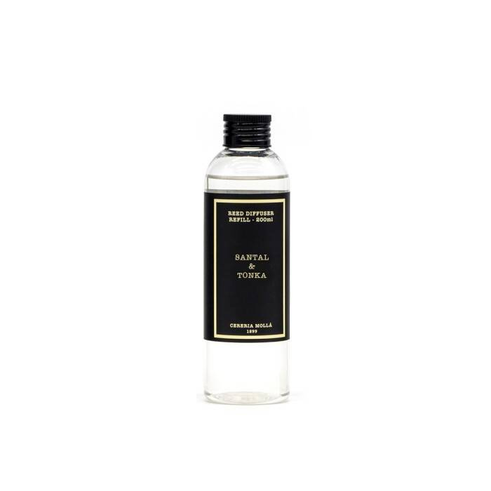 Cereria Molla - Zapas do dyfuzora 200ml, Santal & Tonka