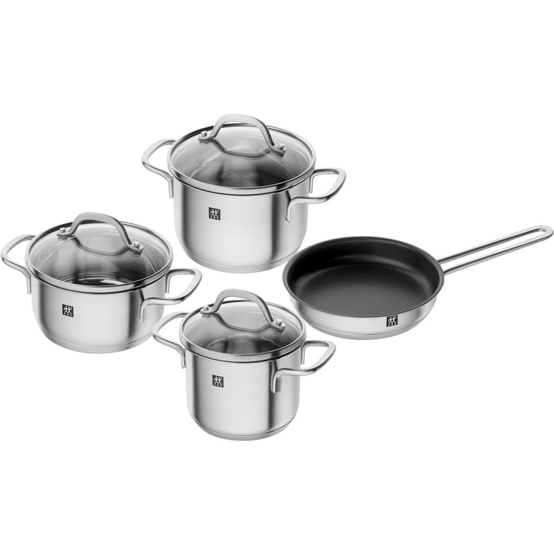 Zwilling - zestaw: 3 garnki i patelnia Pico