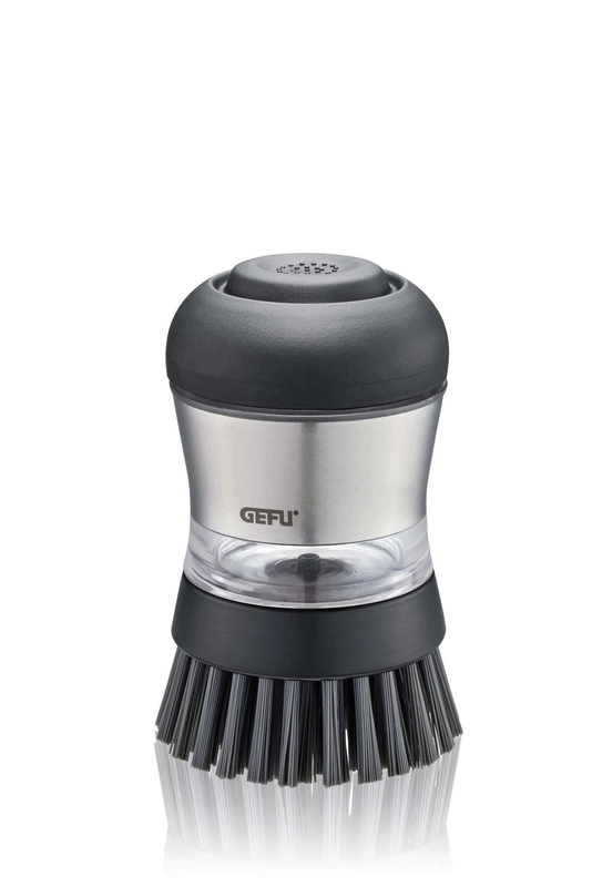 GEFU - szczotka do mycia z pojemnikiem na płyn SWIFT