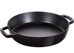 Staub - głęboka patelnia żeliwna 20 cm czarna