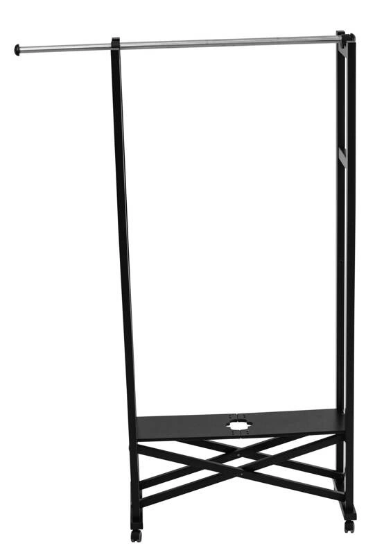 ARREDAMENTI - ELIOS Stojak na ubrania - 37 x 78 cm, Czarny