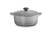 Le Creuset - garnek żeliwny emaliowany okrągły 24 cm 4,2 l misty grey