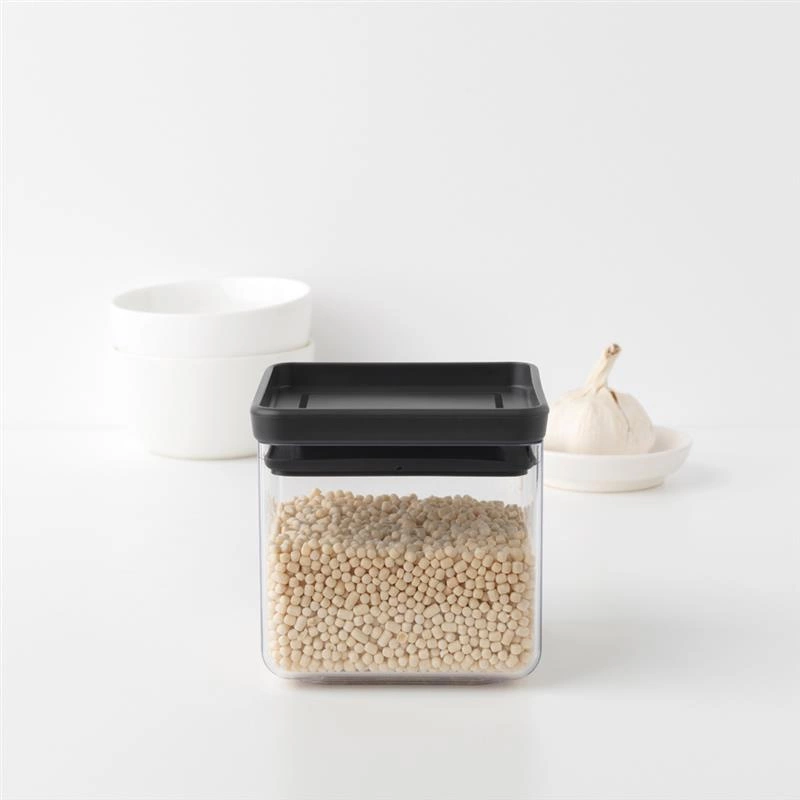 Brabantia - Pojemnik kwadratowy 0,7l Tasty+ szary