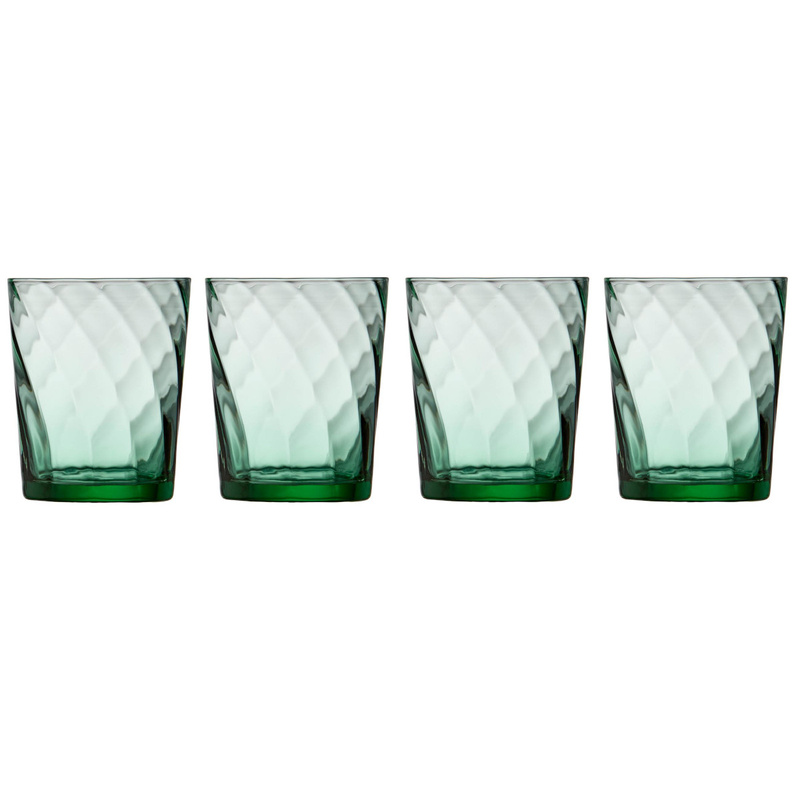 Lyngby Glas - Szklanki do wody 4 szt. Vienna 300 ml zielone