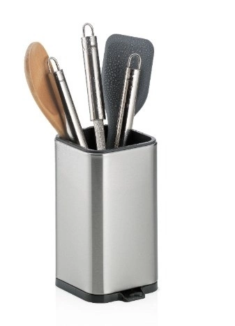 Kela - Ociekacz na akcesoria kuchenne srebrny Plata