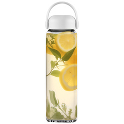 Vialli Design - Szklana butelka na wodę Fuori 540 ml biała