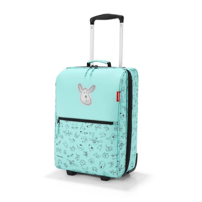 Reisenthel - Walizka trolley XS kids cats and dogs mint
