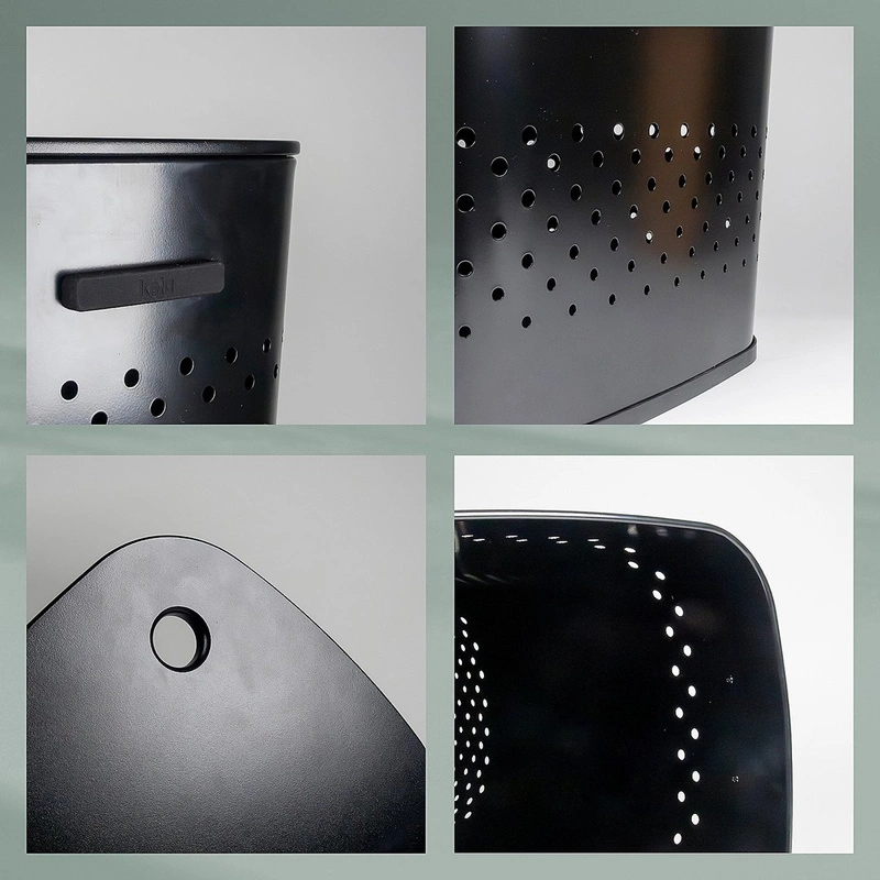 Kela - Kosz na pranie z siedziskiem 60l.czarnyMalaga