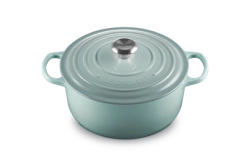 Le Creuset - brytfanna żeliwna emaliowana Signature okrągła 26 cm 5,3 l sea salt