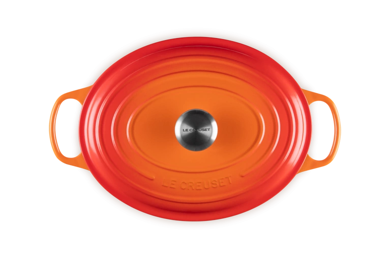 Le Creuset - brytfanna żeliwna emaliowana Signature 31 cm 6,3 l płomienna