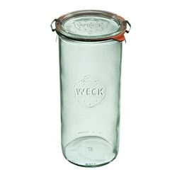 WECK - Słoik Sturz 1050 ml z pokrywką, uszczelką i 2 zapinkami - 6 szt