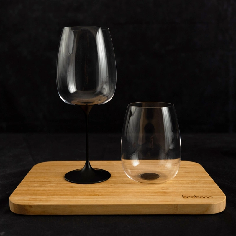 Trebonn - SplitGlass - zestaw 2 czarnych kieliszków Bolgheri