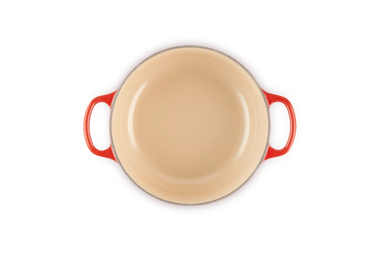 Le Creuset - garnek żeliwny emaliowany Signature 20 cm 2,4 l wiśniowa