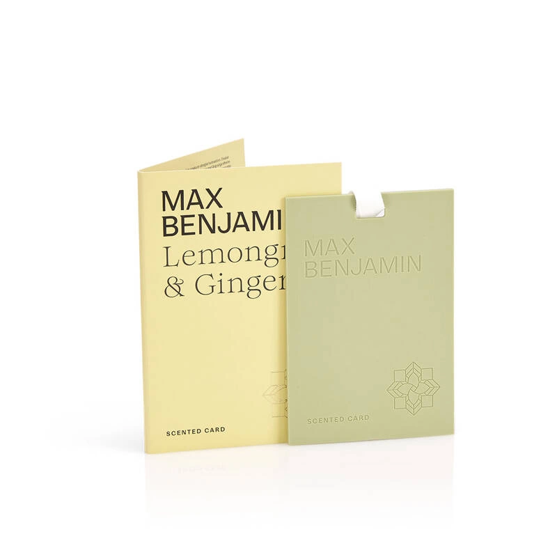 Max Benjamin - Karta zapachowa Lemongrass and Ginger Classic