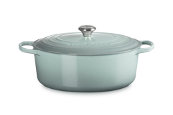 Le Creuset - brytfanna żeliwna emaliowana Signature 33 cm 7,5 l sea salt