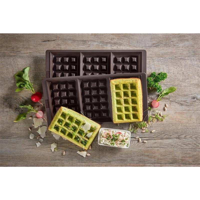 Lurch - forma na 3 gofry, 29x14,5cm, 2 szt.