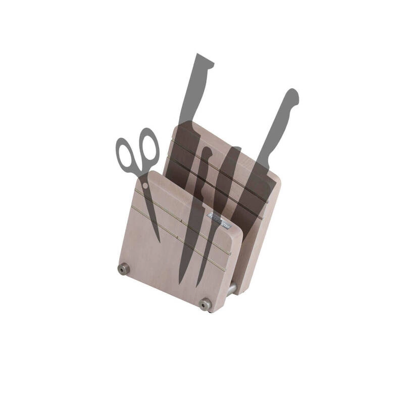 ARTELEGNO - MILANO Podwójny magnetyczny stojak na noże